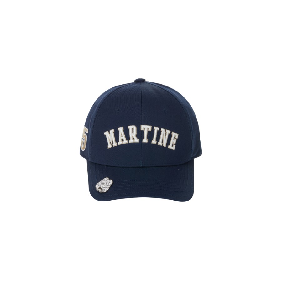 Ảnh của [MARTINEGOLF] Mũ lưỡi trai thêu chữ Martine Golf cho nam màu navy