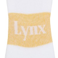 Ảnh của [LYNX] Tất lười in logo chữ màu trắng cho nữ