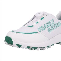 Ảnh của [PEARLY GATES] Giày golf khóa BOA cho nữ màu trắng phối xanh lá