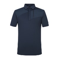 Ảnh của [FANTOM] Áo cộc tay nam có cổ túi giả màu xanh navy