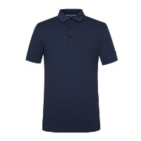 Ảnh của [FANTOM] Áo cộc tay nam polo vải họa tiết màu xanh navy