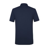 Ảnh của [FANTOM] Áo cộc tay nam polo vải họa tiết màu xanh navy