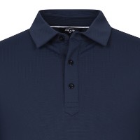 Ảnh của [FANTOM] Áo cộc tay nam polo vải họa tiết màu xanh navy