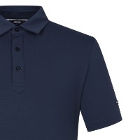 Ảnh của [FANTOM] Áo cộc tay nam polo vải họa tiết màu xanh navy