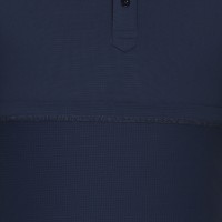 Ảnh của [FANTOM] Áo cộc tay nam polo vải họa tiết màu xanh navy
