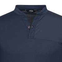 Ảnh của [FANTOM] Áo dài tay cổ henley cho nam màu xanh navy