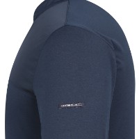 Ảnh của [FANTOM] Áo dài tay cổ henley cho nam màu xanh navy