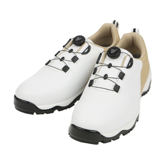 Ảnh của [Volvik APPAREL] Giày golf mũi nhọn kết hợp màu sắc cho nam màu trắng