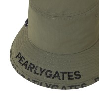 Ảnh của [PEARLY GATES] Mũ xô có dây đeo logo nữ màu xanh rêu