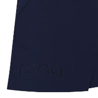 Ảnh của [PING] Váy ngắn phối logo lưới kết hợp xếp ly màu hải quân