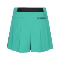 Ảnh của [MASTER BUNNY EDITION] Quần short Culotte xếp ly lưng cho nữ màu xanh