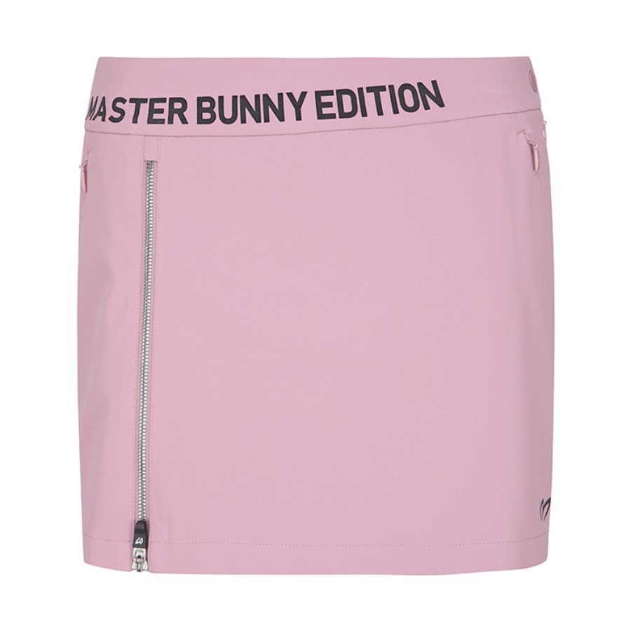 Ảnh của [MASTER BUNNY EDITION] Chân váy Culotte phối dây khóa kéo nổi phía trước cho nữ màu hồng