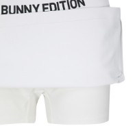 Ảnh của [MASTER BUNNY EDITION] Chân váy Culotte phối dây khóa kéo nổi phía trước cho nữ màu trắng