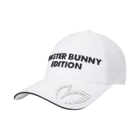 Ảnh của [MASTER BUNNY EDITION] Mũ lưỡi trai lưới có logo dập nổi màu trắng cho nữ