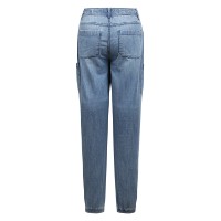 Ảnh của [LYNX] Quần dài Jogger Denim màu xanh cho nữ