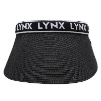 Ảnh của [LYNX] Mũ rộng vành nửa đầu sợi tự nhiên màu đen cho nữ