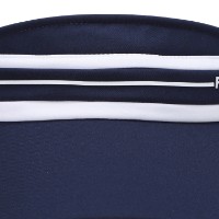 Ảnh của [FANTOM] Mũ lưỡi trai nửa đầu màu xanh navy đính nơ ruy băng cho nữ